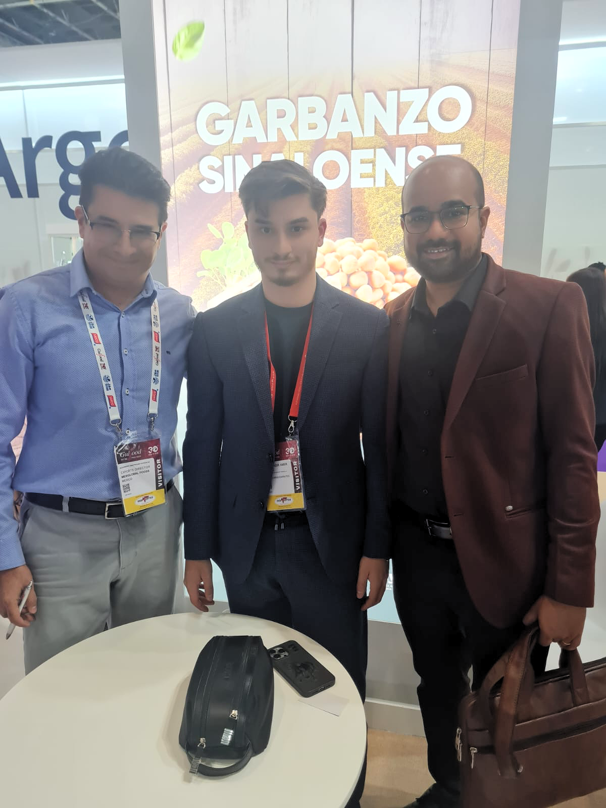 MexiGlobal Foods team with distributors at Gulfood, Dubai